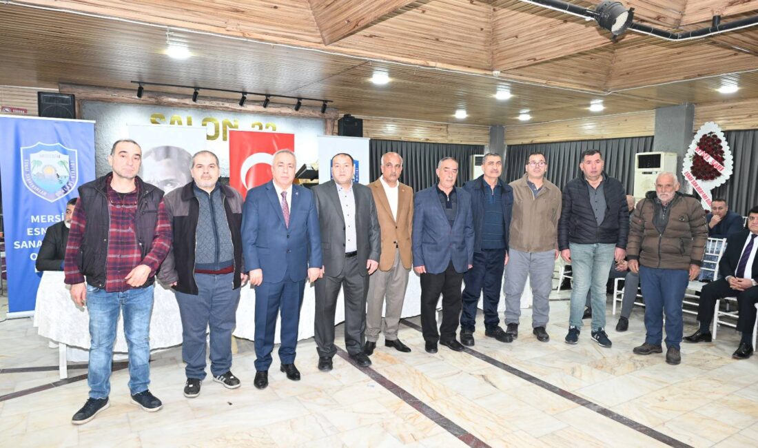 Mersin Esnaf ve Sanatkârlar Odaları Birliği Başkanvekili Nihat Dağdelen’in başkanlığındaki