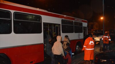 Mersin’in Tarsus ilçesinde sağanak yağışın neden olduğu su baskınlarına karşı