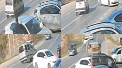 Mersin‘in Tarsus ilçesinde içinde 6 kişinin olduğu hafif ticari araç