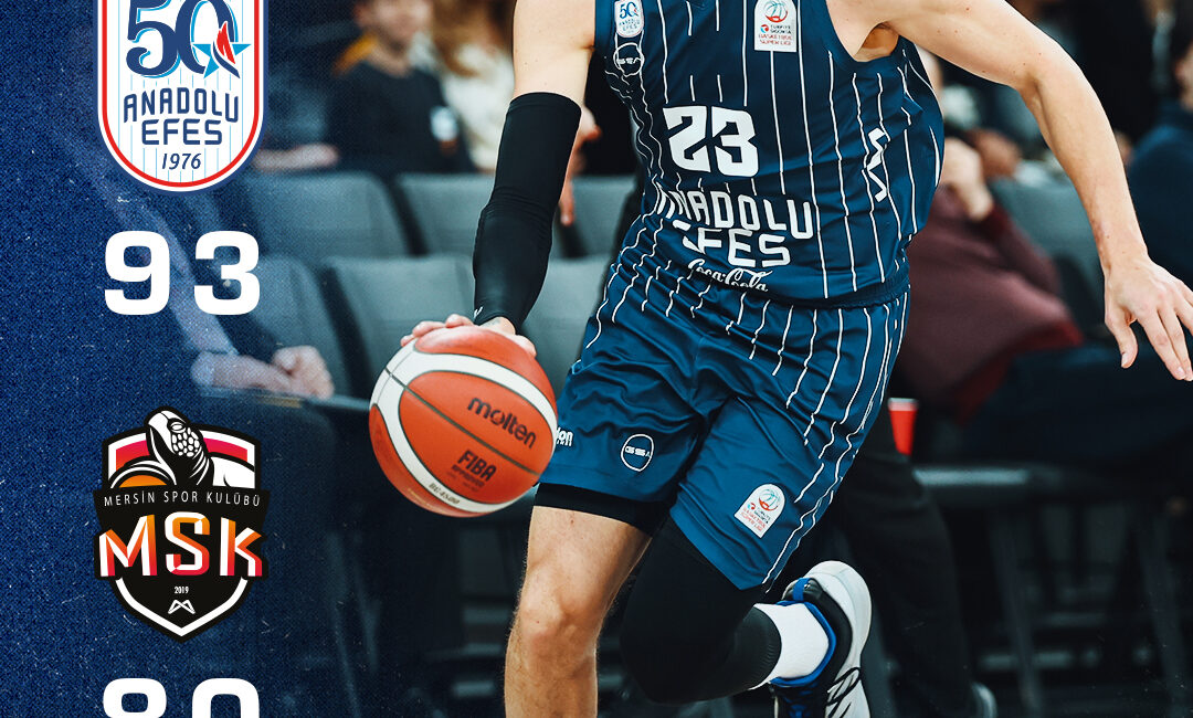 Türkiye Sigorta Basketbol Süper Ligi 14. hafta maçında Mersin Spor