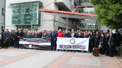 Mersin Barosu ile birlikte 81 ilin barosu yaptığı ortak basın