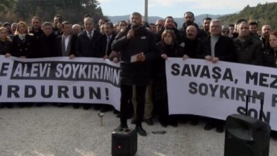 Alevi dernekleri, çeşitli sivil toplum kuruluşları ve siyasi parti temsilcileri,