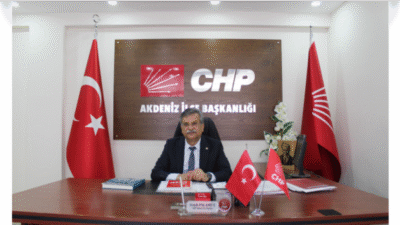 Cumhuriyet Halk Partisi Akdeniz İlçe Başkanı Semih Palamut, Aralık ayı