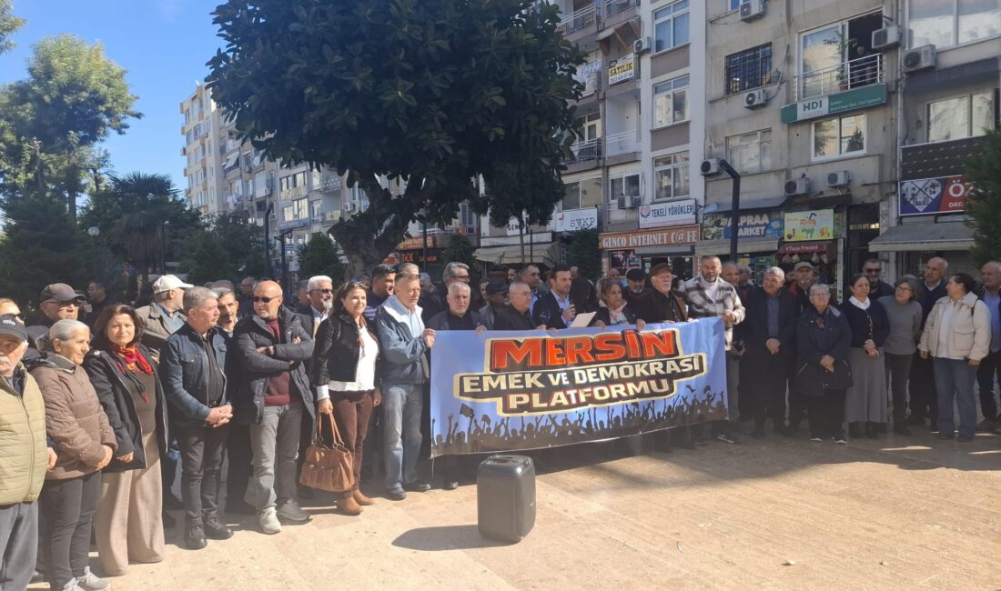 Mersin Emek Demokrasi Platformu bileşenleri “Küresel Bir Çocuk İstismarı ve