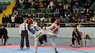 2025-2026 Okul Sporları Taekwondo Yıldızlar İl Birinciliği Tamamlandı Mersinli Ahmet Spor Salonu’nda büyük heyecana sahne olan müsabakalarda sporcularımız