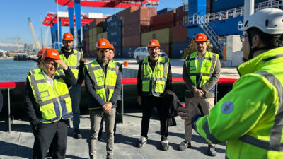 Tarsus Üniversitesi Mühendislik Fakültesi öğretim üyeleri Mersin Uluslararası Limanı’nda -MIP-