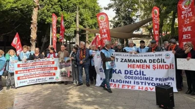 2021 Tüm Emekliler Sendikası Mersin Şubesi Yoğurtçu Parkı’nda stant kurup