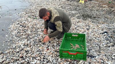 Mersin‘de sel ve fırtına sonrası oluşan güçlü dalgalarla birlikte Adanalıoğlu