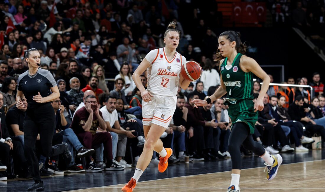 FIBA Kadınlar Avrupa Kupası çeyrek final rövanş maçında ÇİMSA ÇBK Mersin,