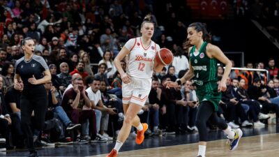 FIBA Kadınlar Avrupa Kupası çeyrek final rövanş maçında ÇİMSA ÇBK Mersin,