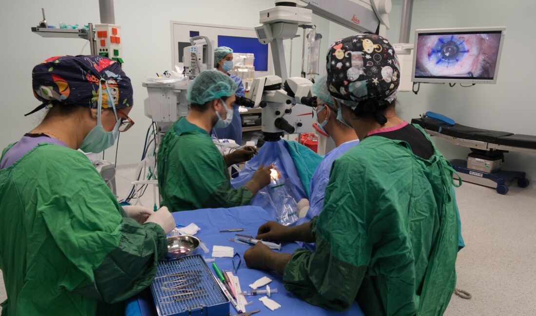 Mersin Şehir Eğitim ve Araştırma Hastanesi’nde ilk kez gerçekleştirilen kornea nakli