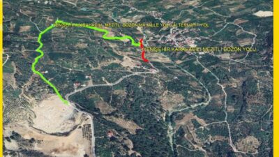 Mersin’de kötü hava koşulları nedeniyle Mezitli’de meydana gelen heyelan sonrası,