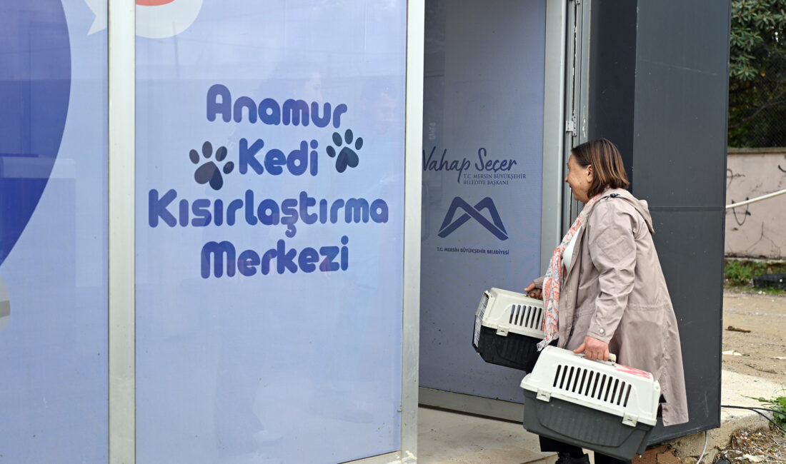 MERSİN BÜYÜKŞEHİR’DEN ANAMUR’A KEDİ KISIRLAŞTIRMA MERKEZİ Mersin Büyükşehir Belediyesi, sokak hayvanlarının yaşam koşullarını iyileştirmeye yönelik çalışmalarını