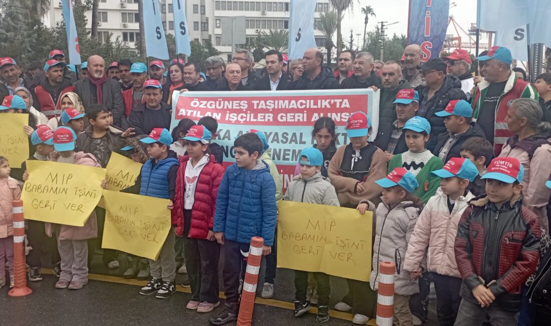 ‘LİMANDA ÖZGÜNEŞ TAŞIMACILIK ŞİRKETİNİ SENDİKA HAKKINA SAYGI DUYMAYA ÇAĞIRIYORUZ!’ Tüm Taşıma İşçileri Sendikası -TÜMTİS- Mersin Şubesi Başkanı Savaş Gürkan, 48
