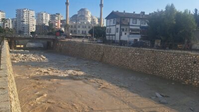 MEZİTLİ DERESİ’NDE SU SEVİYESİ DÜŞTÜ Mersinde günlerdir korkulu anlar yaşatan Mezitli Deresi’nde su seviyesi yüzde