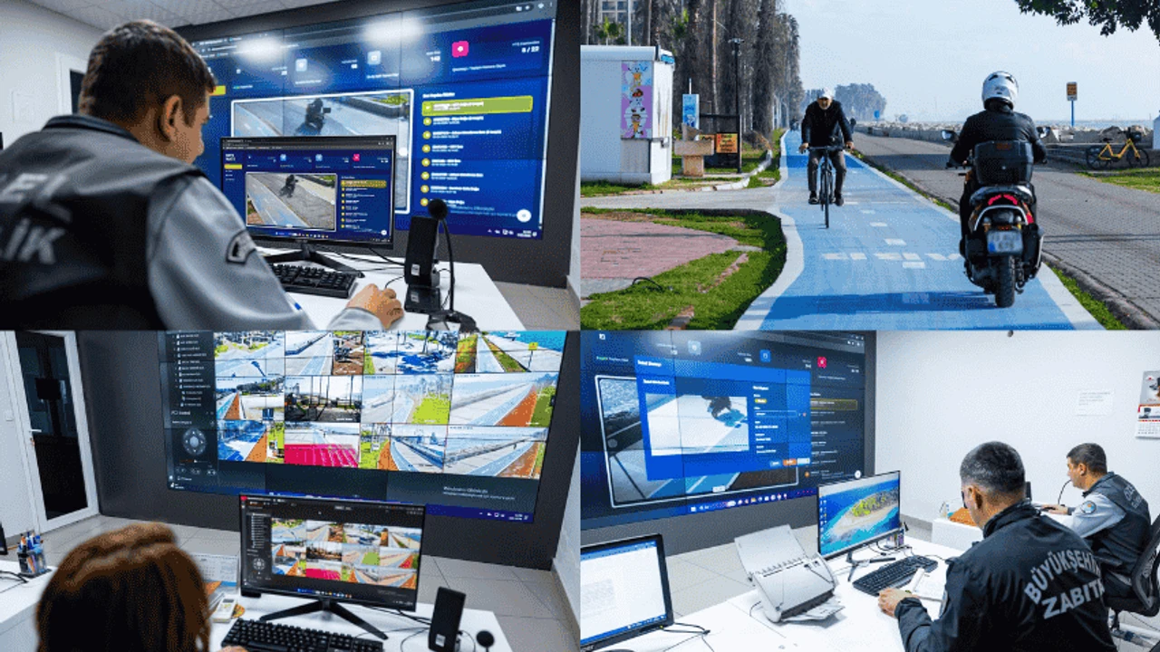 Mersin Sahil Bandında Kamera Denetimi Başladı:   İhlale 3 Bin 705 Lira Ceza