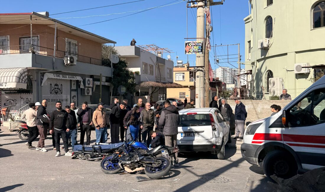 Tarsus’ta otomobil ile motosiklet çarpıştı: 2 yaralı Mersin’in Tarsus ilçesinde meydana gelen kazada 2 kişi yaralandı. Kaza,