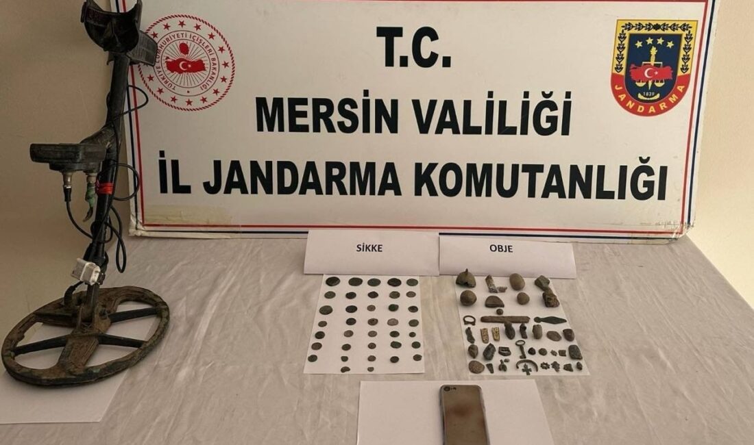 Mersin‘de jandarma ekipleri tarafından kaçak kazı yapanlara yönelik düzenlenen operasyonda