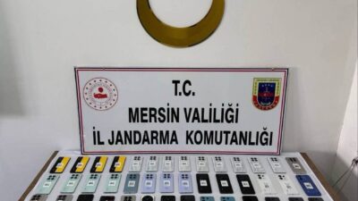 Mersin’de jandarma ekiplerinin düzenlediği kaçakçılık operasyonunda yurt dışından getirildiği belirlenen