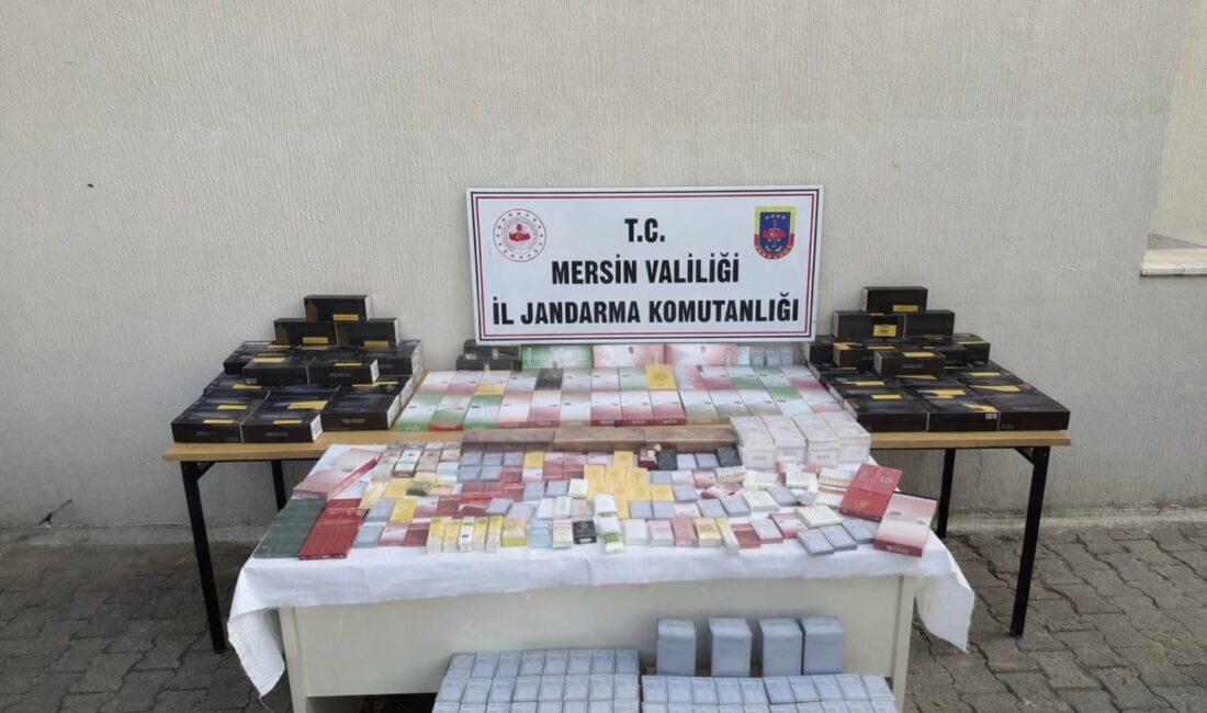 Mersin’de jandarma ekiplerinin sigara kaçakçılığıyla ilgili düzenlediği operasyonda 1 şüpheli