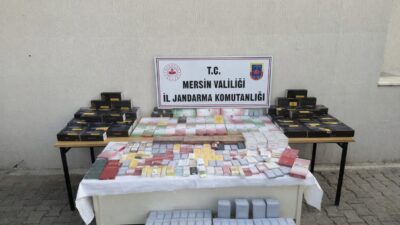 Mersin’de jandarma ekiplerinin sigara kaçakçılığıyla ilgili düzenlediği operasyonda 1 şüpheli