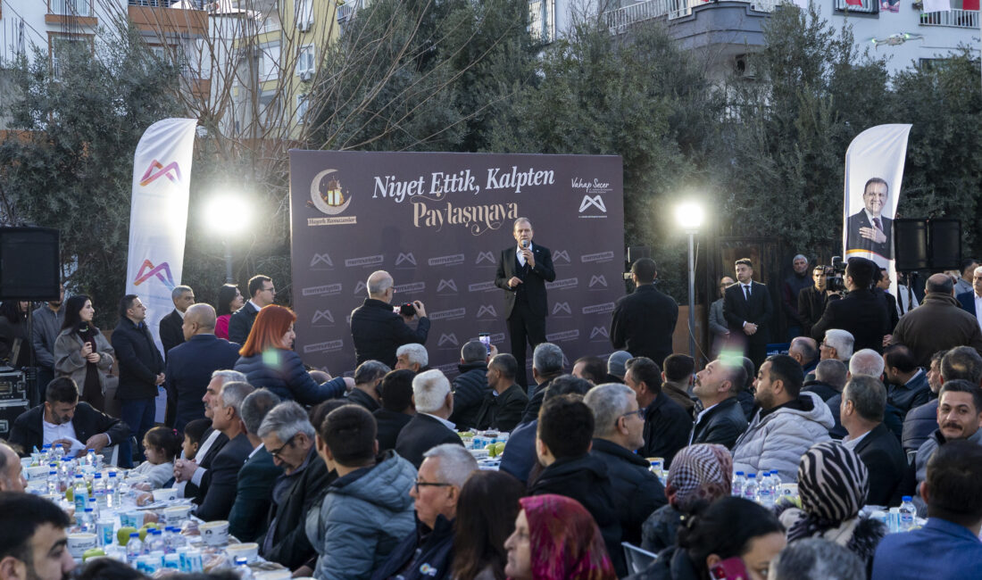 SEÇER: “BU SOFRALAR MİLLETİN SOFRASI” Türkiye Belediyeler Birliği (TBB) Başkan Vekili ve Mersin Büyükşehir Belediye