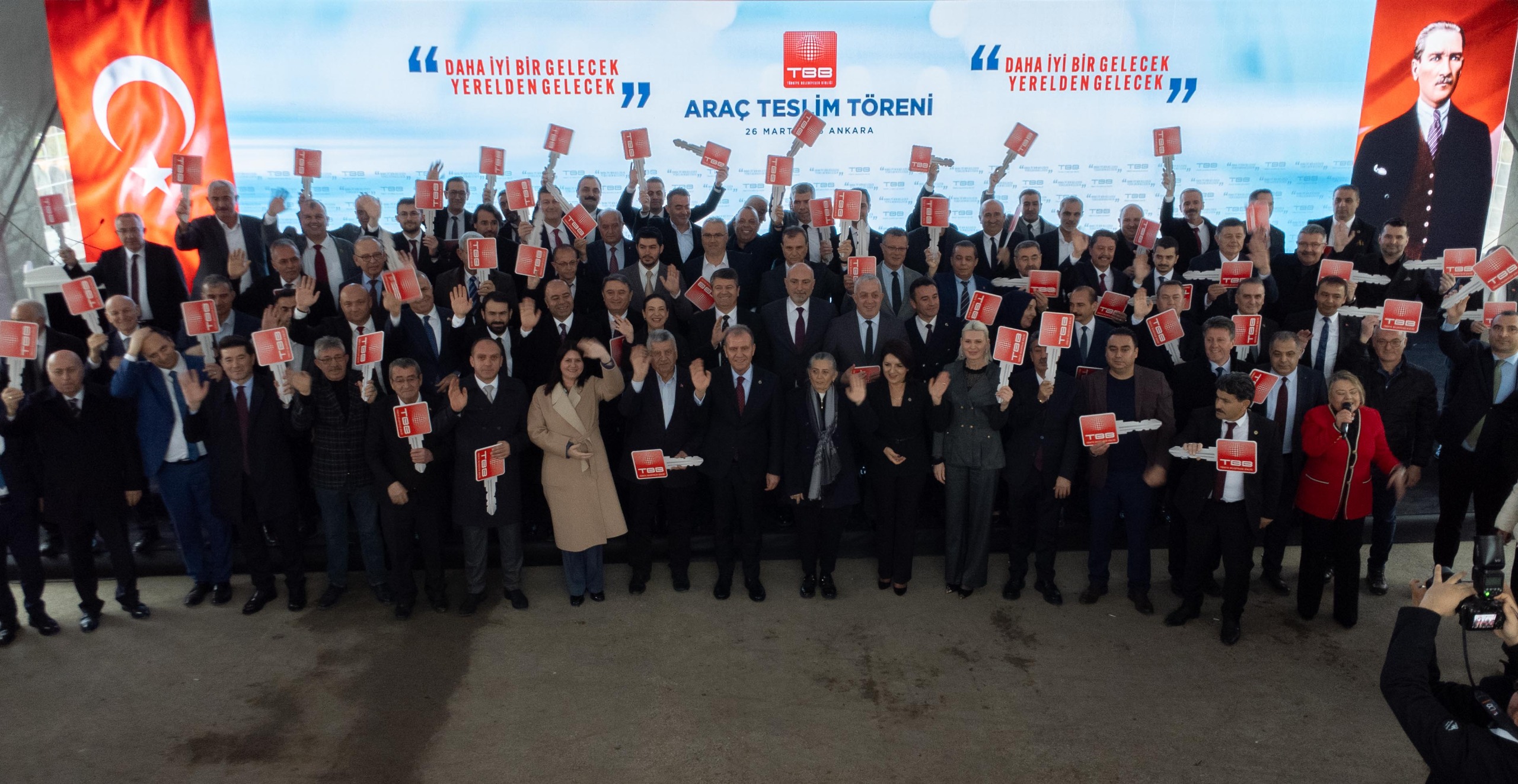 TBB, 88 BELEDİYEYE 90 HİZMET ARACI HİBE ETTİ