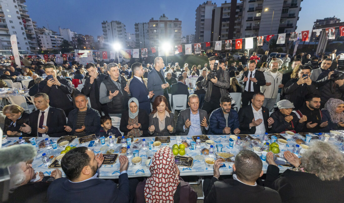 Mersin Büyükşehir Belediyesi tarafından Ramazan ayı boyunca devam eden iftar