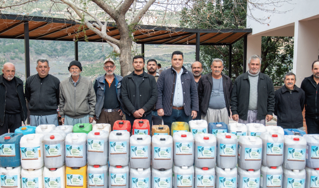 Mersin Yenişehir Belediyesi, sürdürülebilir tarımı desteklemek amacıyla Çukurkeşlik Mahallesi’nde 25