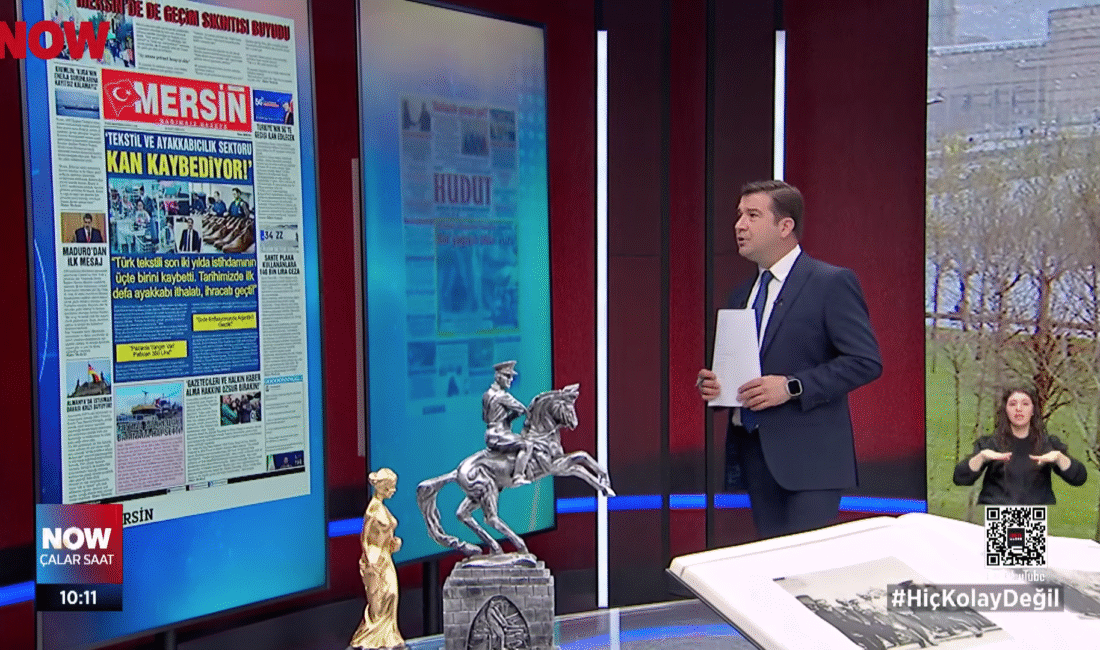 Mersin Gazetesi Now Haber’de! Gazetemiz ilker Karagöz’ün sunduğu Çalar Saat