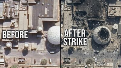 Katar’daki El Udeid Hava Üssü’nde konuşlu ABD’ye ait AN/FPS-132 (Blok 5)