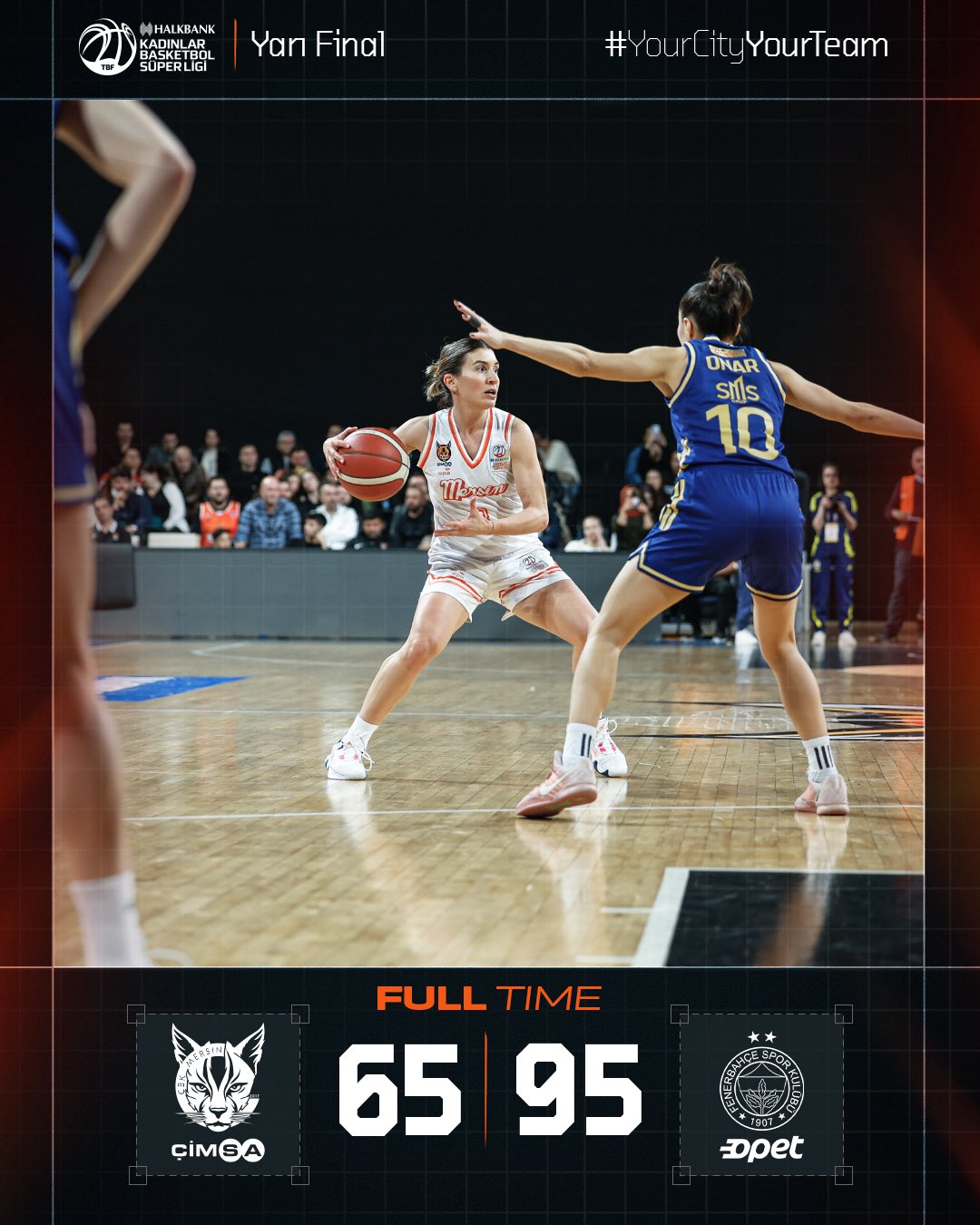 ÇBK’NIN GÜCÜ YETMEDİ FENERBAHÇE FİNALDE