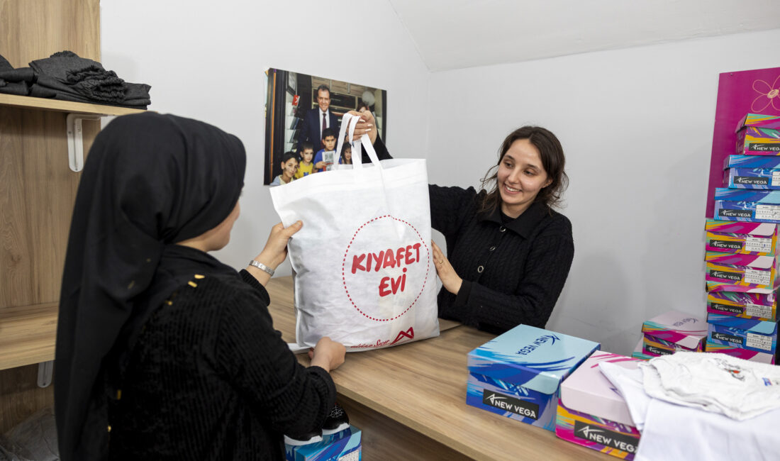 Mersin Büyükşehir Belediyesi Sosyal Hizmetler Dairesi Başkanlığı bünyesinde hizmet veren ‘Kıyafet