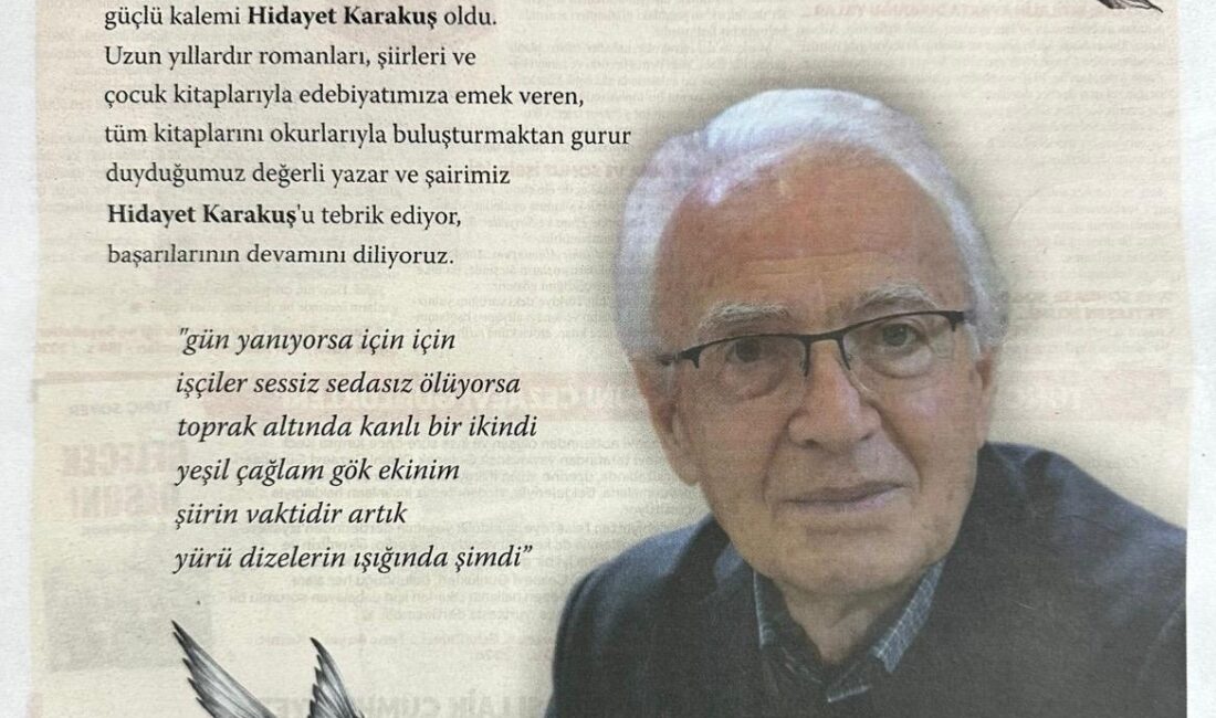 Edebiyat dünyasında önemli bir ödül bu yıl usta kaleme gitti.