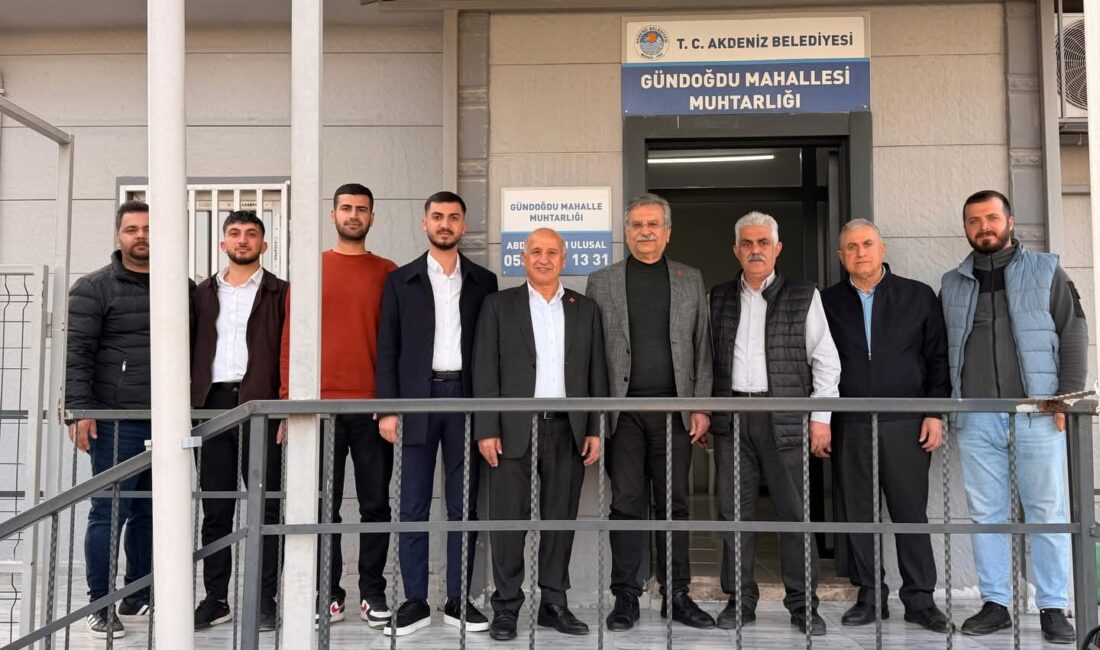 Cumhuriyet Halk Partisi Akdeniz İlçe Başkanı Semih Palamut, Gündoğdu Mahalle