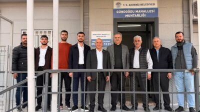 Cumhuriyet Halk Partisi Akdeniz İlçe Başkanı Semih Palamut, Gündoğdu Mahalle