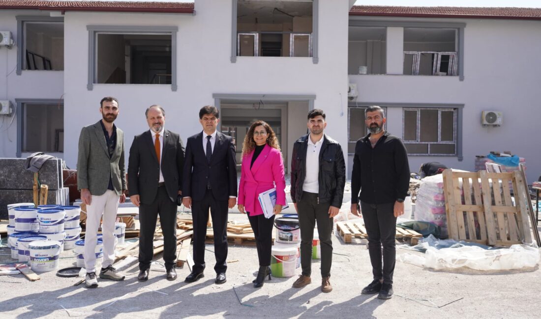 İl Millî Eğitim Müdürü Muhammed Özdemirci, güçlendirme çalışmaları devam eden