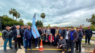 DEM Parti Mersin Milletvekili Perihan Koca, Mersin Limanı’nda 84 gündür