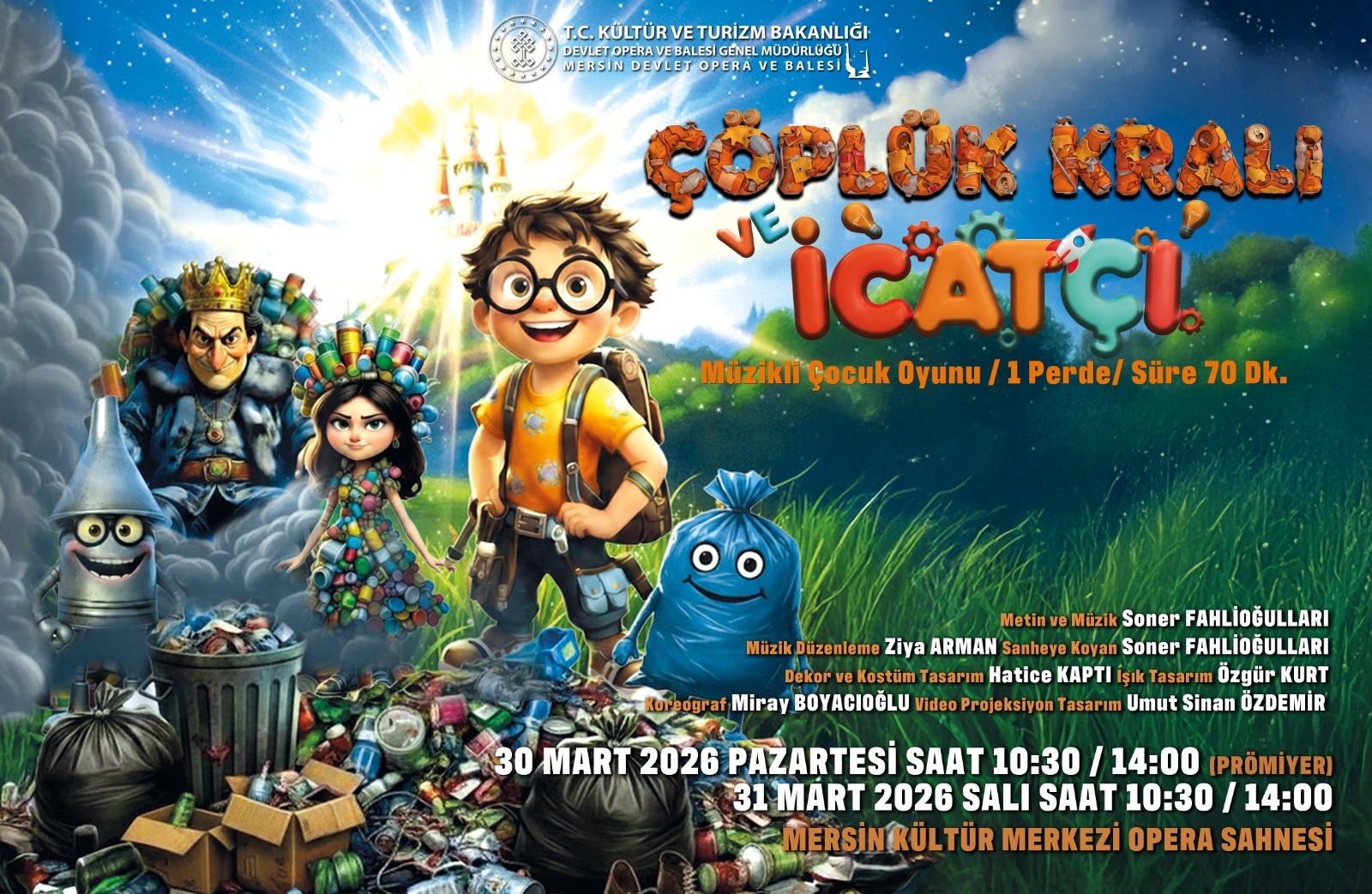 “Çöplük Kralı ve İcatçı” ile sanatseverlerle buluşmaya hazırlanıyor