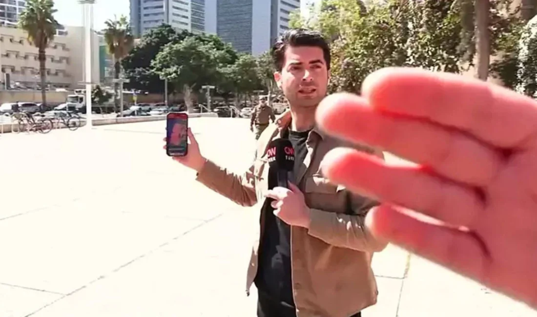 İSRAİL’İN GAZETECİLERE YÖNELİK GÖZALTI GİRİŞİMİNE TEPKİ! İsrail’de görev yapan CNN Türk muhabiri Emrah Çakmak ile kameraman