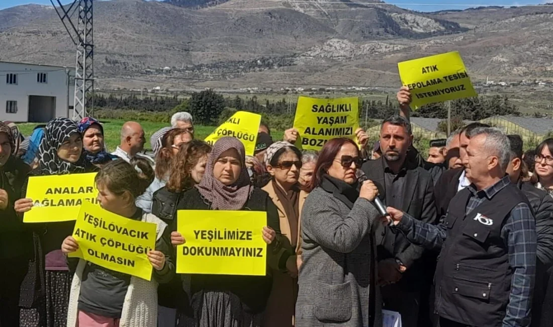 SİLİFKE AYAKTA: “BU PROJE YAŞAMI TEHDİT EDİYOR!” Mersin’in Silifke ilçesinde, Şişecam tarafından planlanan maden atık deposu projesi