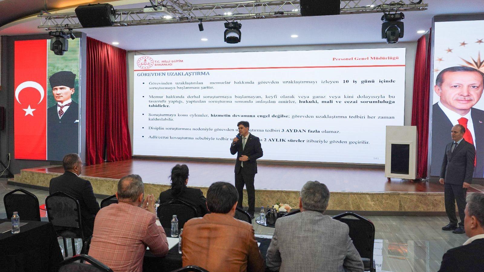 “DİSİPLİN, ÖDÜL VE ETİK SEMİNERİ” KAPANIŞ PROGRAMIYLA SONA ERDİ