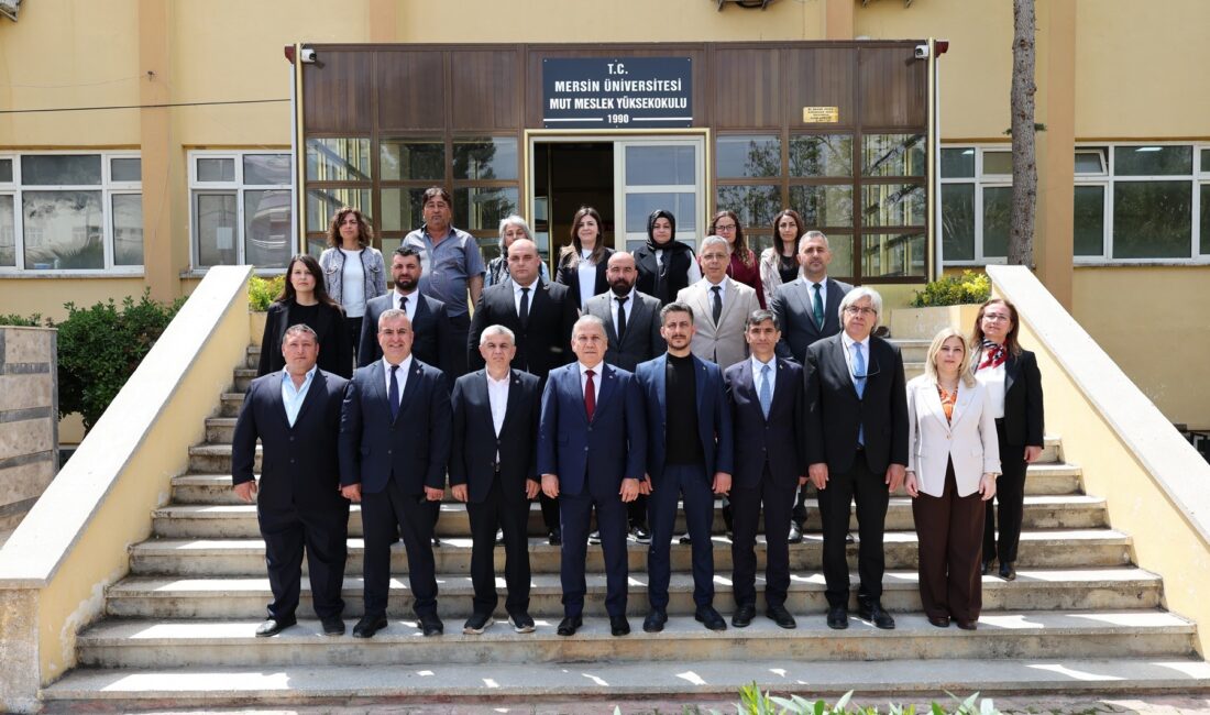 Mersin Üniversitesi Rektörü Prof. Dr. Erol Yaşar başkanlığında; Rektör Danışmanı