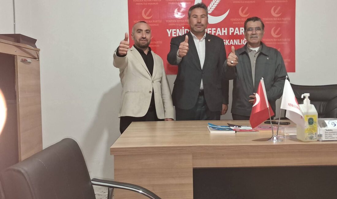 Yeniden Refah Partisi Akdeniz İlçe Başkanı Arif Topkaya, Erdemli ilçesinde