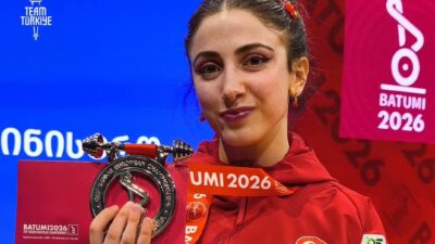 Gürcistan’da düzenlenen Avrupa Halter Şampiyonası’nda ülkemizi kadınlar 48 kg kategorisinde