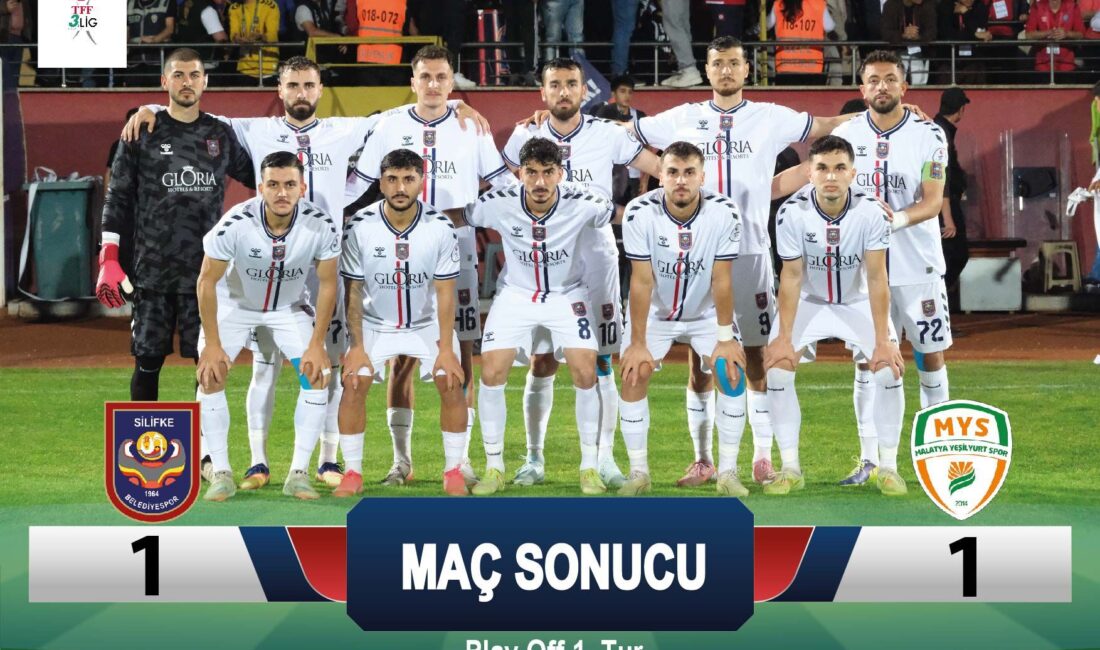 Silifke Belediyespor, Play-Off 1. Tur ikinci maçında Silifke Şehir Stadyumu’nda