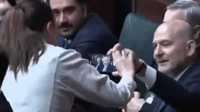 TBMM’de AK Parti grup toplantısı sonrası, eski İçişleri Bakanı Süleyman