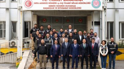 Mersin Limanı’na gelen bir gemideki konteynerin soğutucu motor kısmında 19