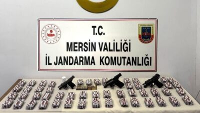 Mersin‘de, jandarma ekiplerince uyuşturucu madde ticaretine yönelik yürütülen çalışmada binlerce