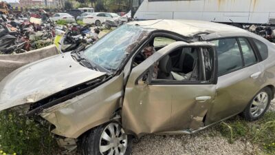 Mersin‘in Tarsus ilçesinde meydana gelen kazada biri uzman çavuş 2